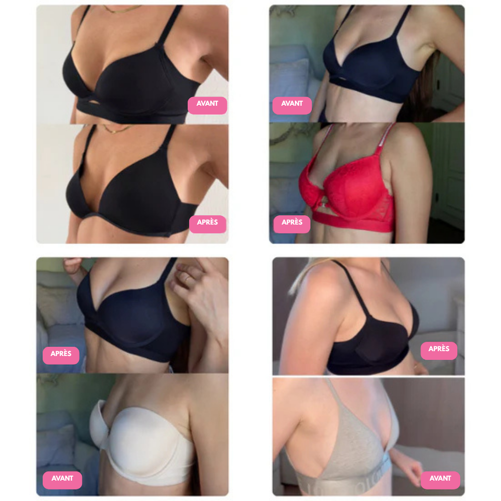 Soutien-Gorge LumiCurve™ Spécial AA–C | Push-Up Naturel, Maintien Parfait, Zéro Espace Vide