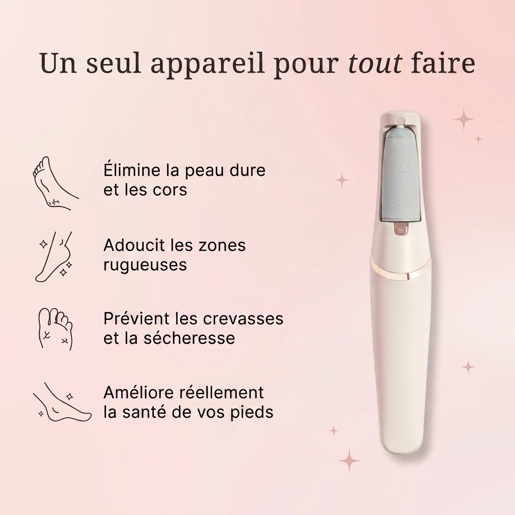 Velvet Glide Pro – Des pieds tout doux, sans passer par l'institut
