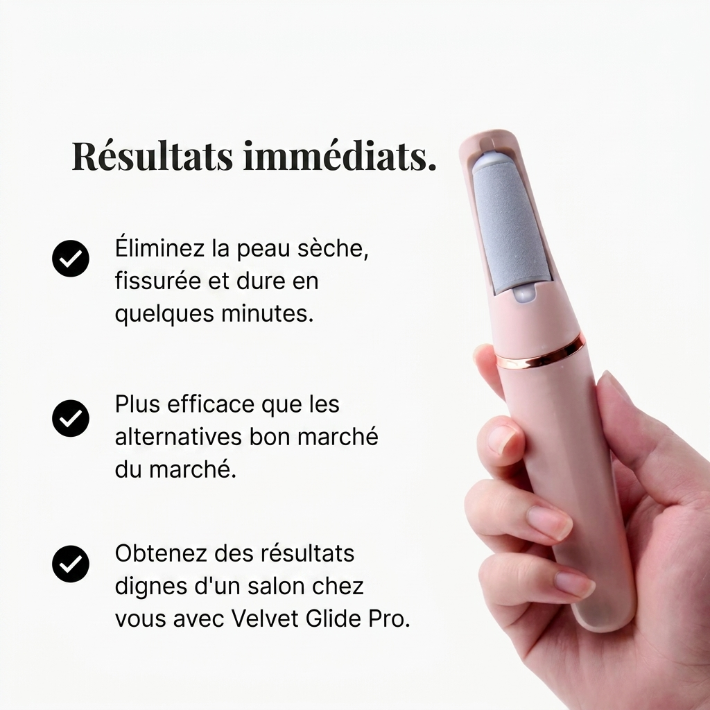 Velvet Glide Pro – Des pieds tout doux, sans passer par l'institut